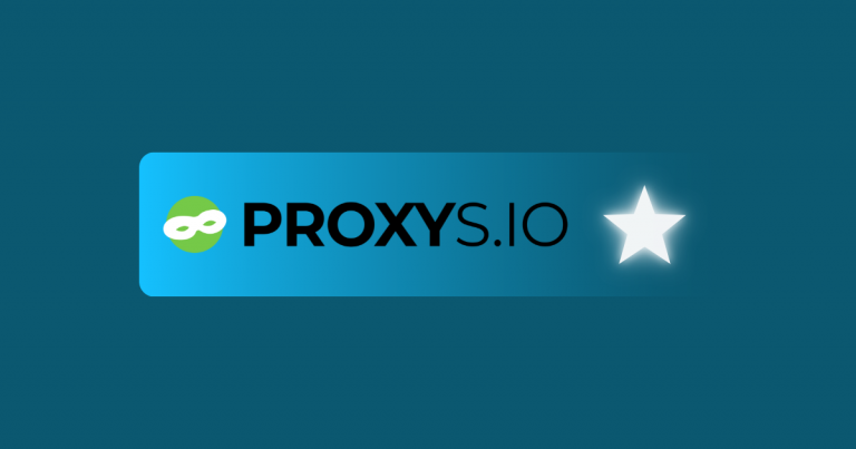 Proxys.io: Reliable Proxies for Multi-accounting